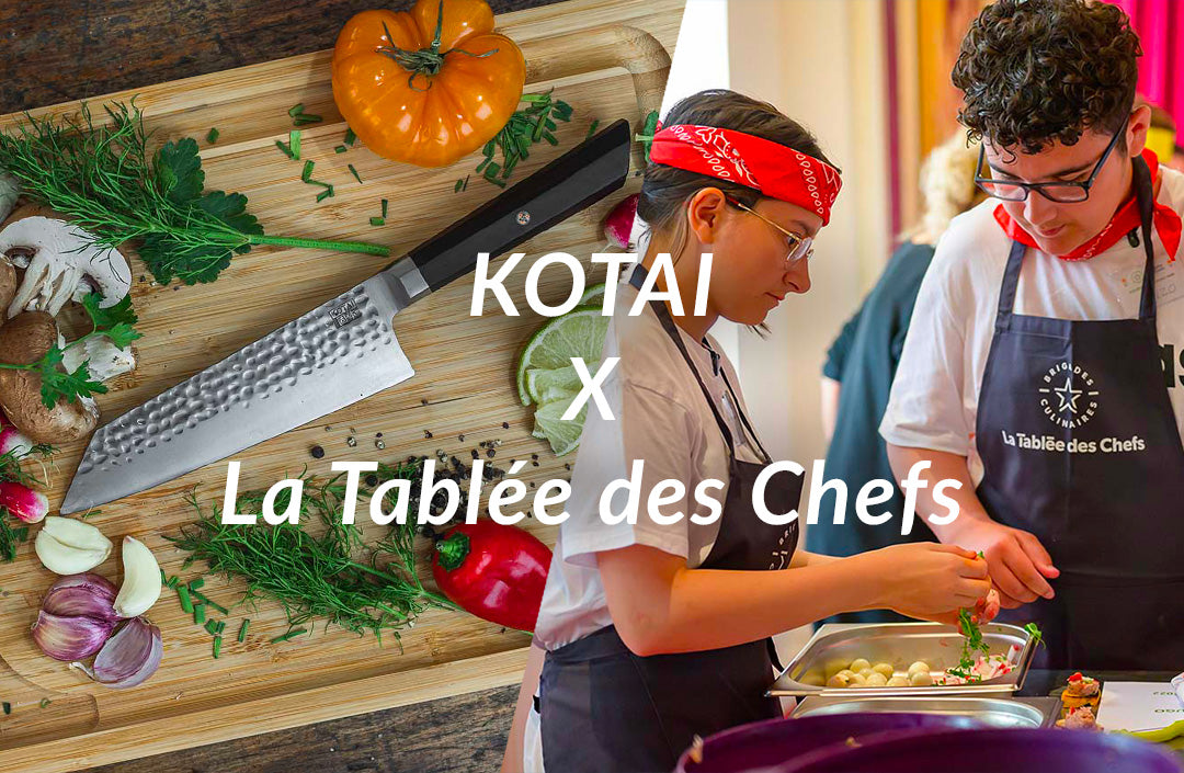 Kotai, les couteaux japonais créés par un chef de cuisine français - Quel  couteau