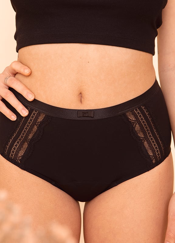 Culotte menstruelle taille haute Sofia - Herloop