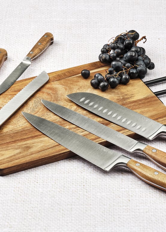 Bloc couteaux de cuisine JAKOB RAUMA - 7 pièces – Les Bienfaiteurs