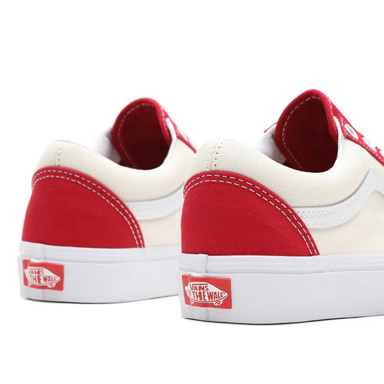 Vans old skool discount blanche et rouge