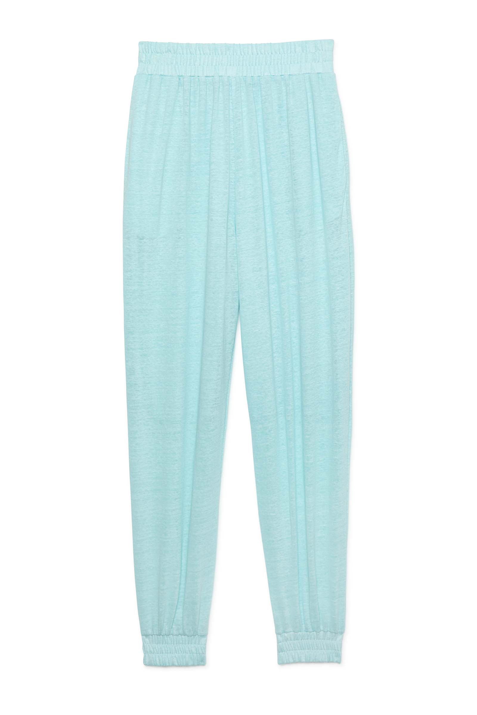 Pantalon on sale fluide turquoise